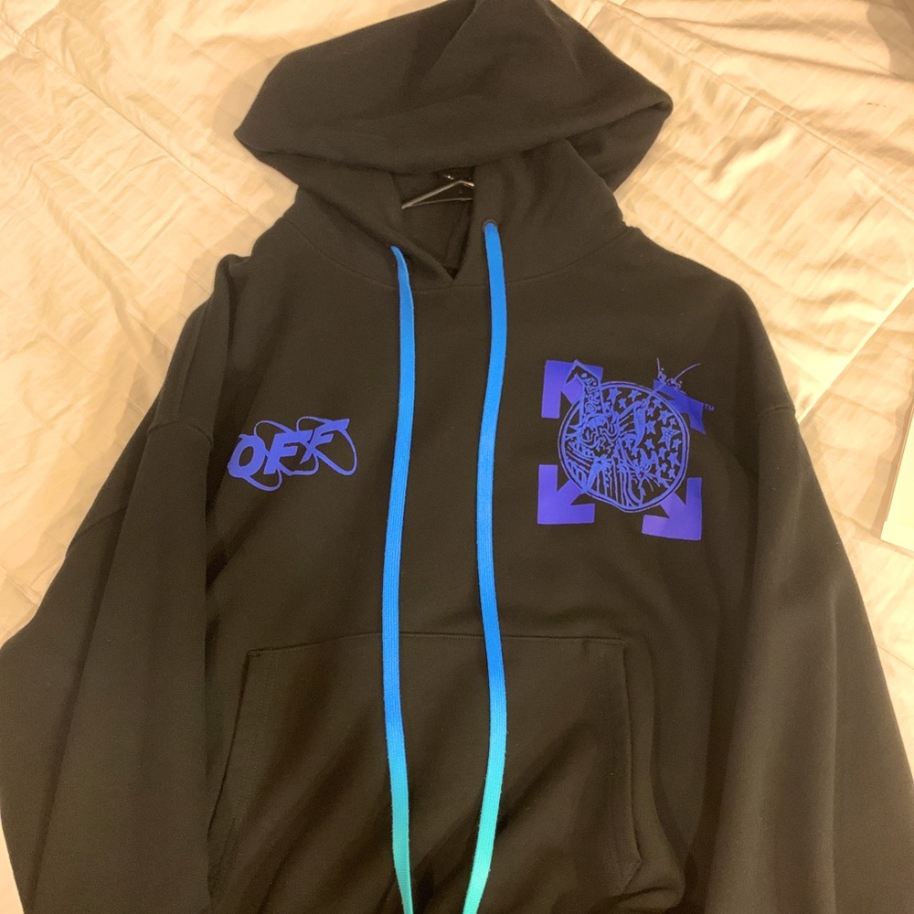 Off White Wizard Cat Hoodie
